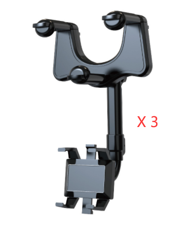 Rearview Mirror Rotatable Phone Holder For Car - TopTrendyProduct - - #tag1# - #tag2#