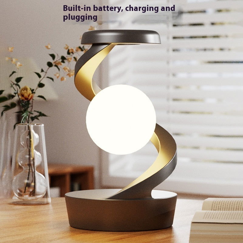 Rotating Moon Desk Lamp With Phone Wireless Charging - TopTrendyProduct - - #tag1# - #tag2#
