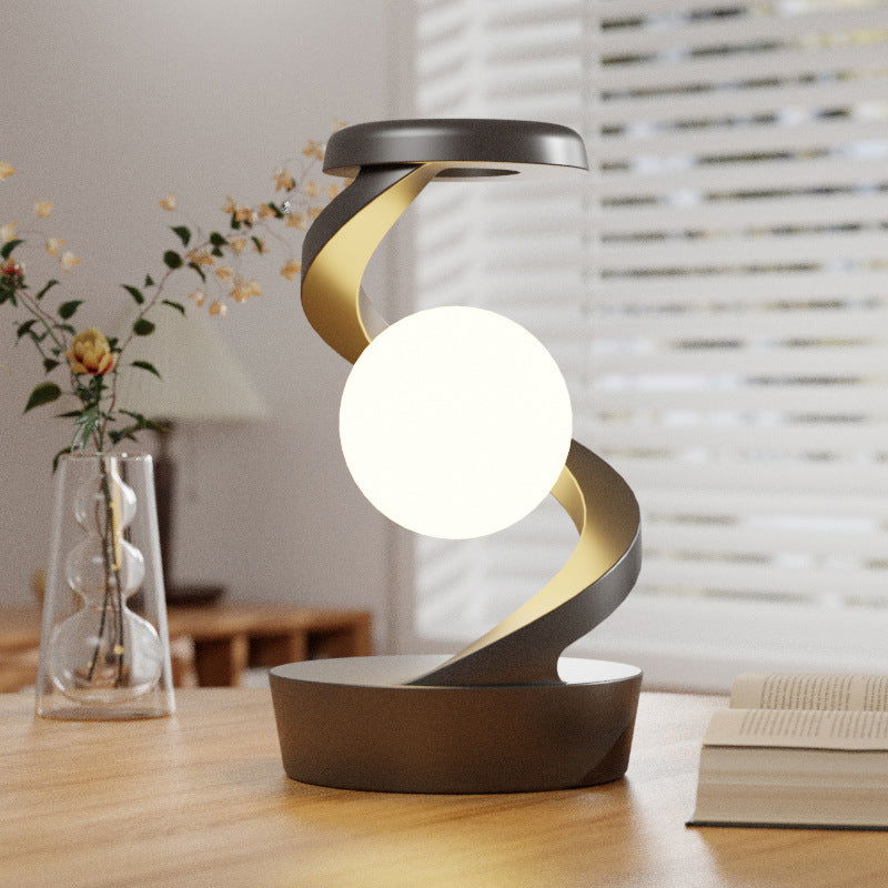 Rotating Moon Desk Lamp With Phone Wireless Charging - TopTrendyProduct - - #tag1# - #tag2#