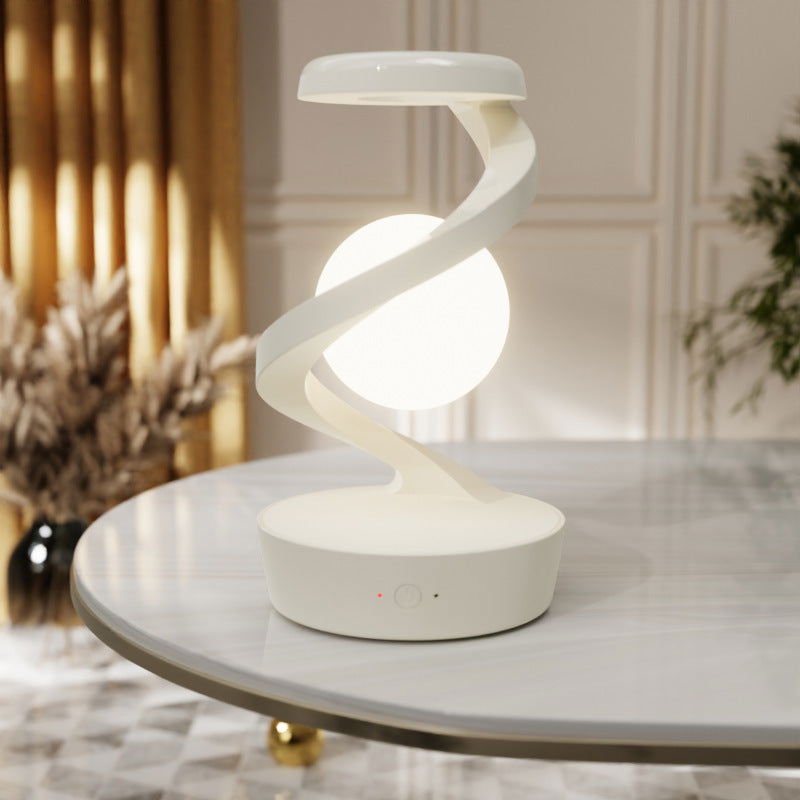 Rotating Moon Desk Lamp With Phone Wireless Charging - TopTrendyProduct - - #tag1# - #tag2#