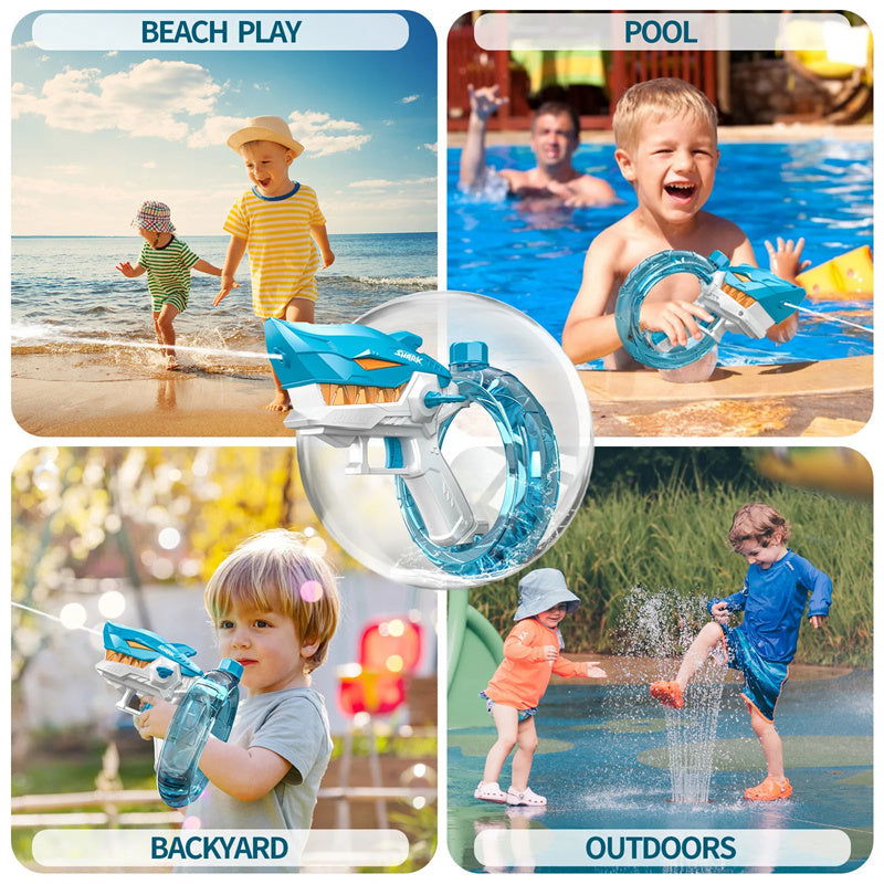 Shark Electric Water Gun Toys Fully Automatic - TopTrendyProduct - - #tag1# - #tag2#