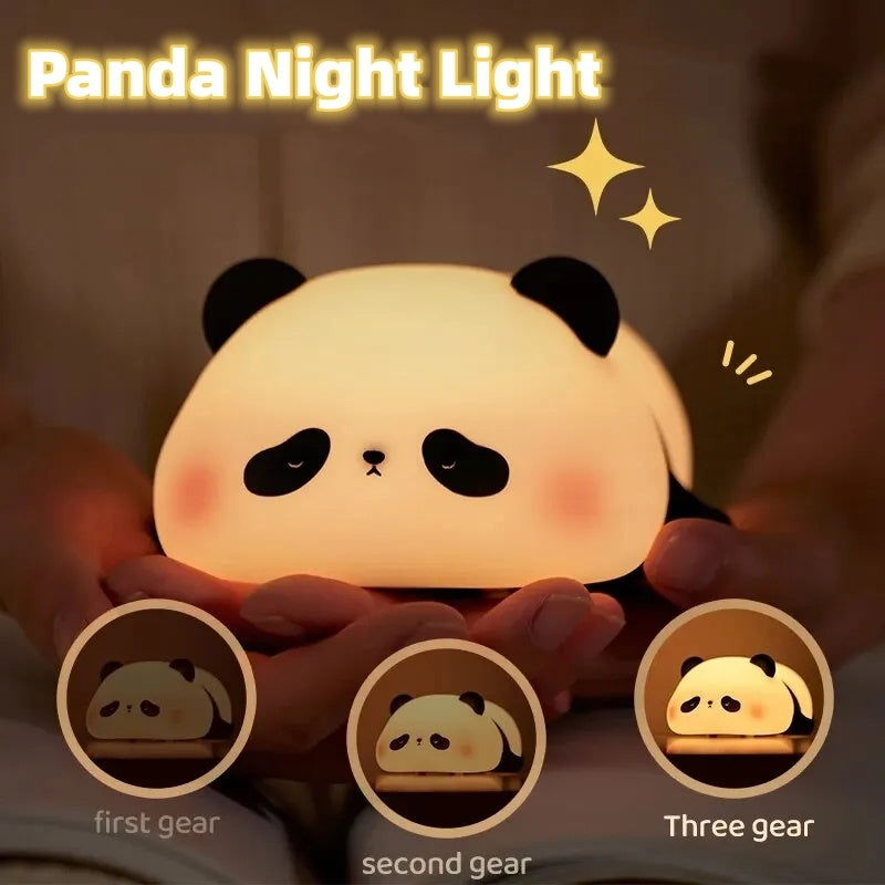Silicone Rechargeable Lamp Panda Bedroom Decoration - TopTrendyProduct - - #tag1# - #tag2#
