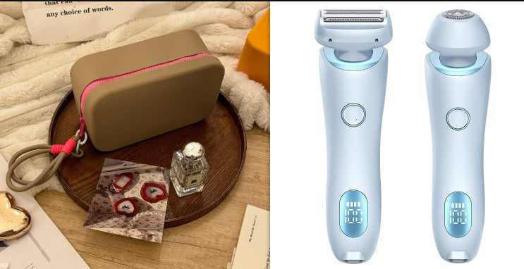 TopTrendyProduct Women 2 In 1 Hair Removal Epilator USB Rechargeable Hair Shaver ZAG Health & Beauty