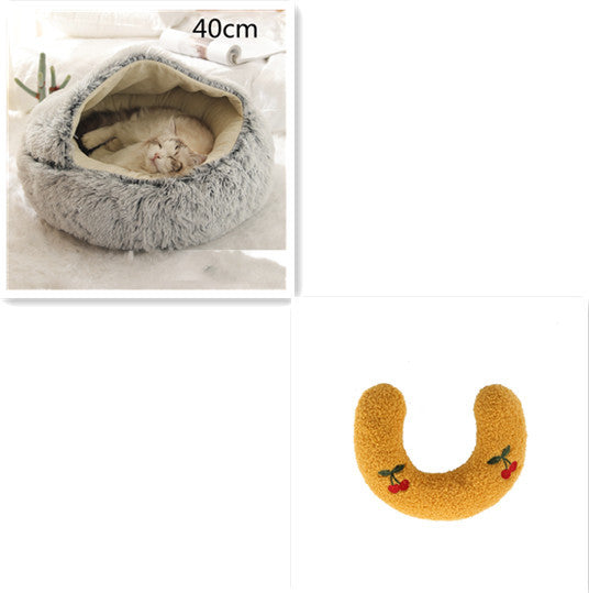 TopTrendyProduct Dog And Cat Round Plush Warm Bed House ZAG Pet Supplies