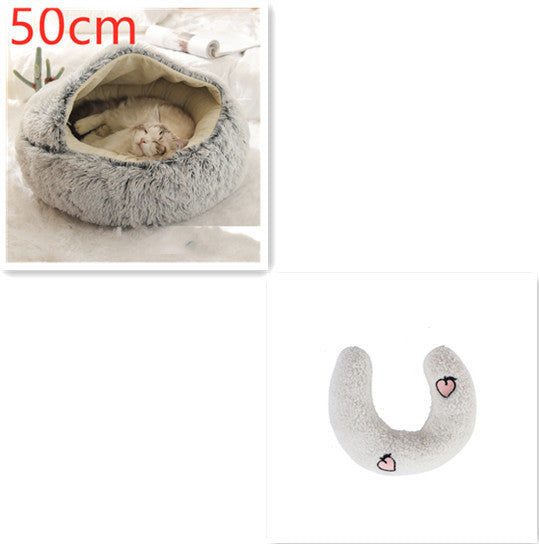 TopTrendyProduct Dog And Cat Round Plush Warm Bed House ZAG Pet Supplies