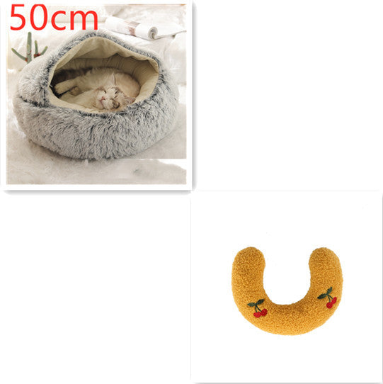 TopTrendyProduct Dog And Cat Round Plush Warm Bed House ZAG Pet Supplies