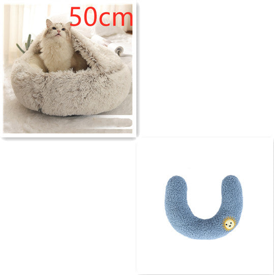 TopTrendyProduct Dog And Cat Round Plush Warm Bed House ZAG Pet Supplies