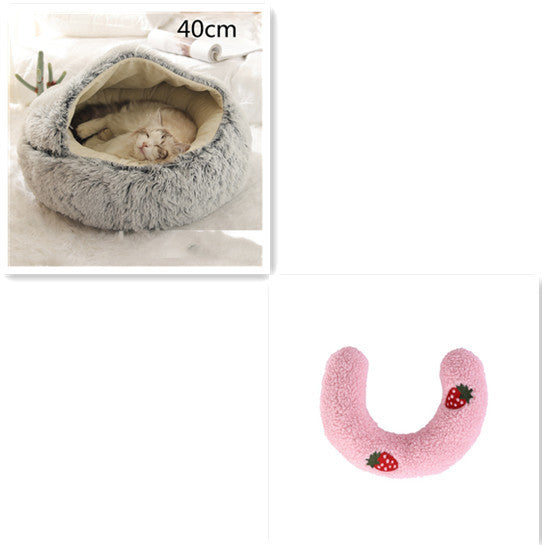 TopTrendyProduct Dog And Cat Round Plush Warm Bed House ZAG Pet Supplies