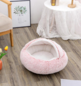 TopTrendyProduct Dog And Cat Round Plush Warm Bed House ZAG Pet Supplies