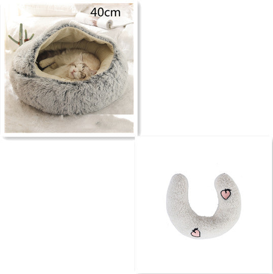 TopTrendyProduct Dog And Cat Round Plush Warm Bed House ZAG Pet Supplies
