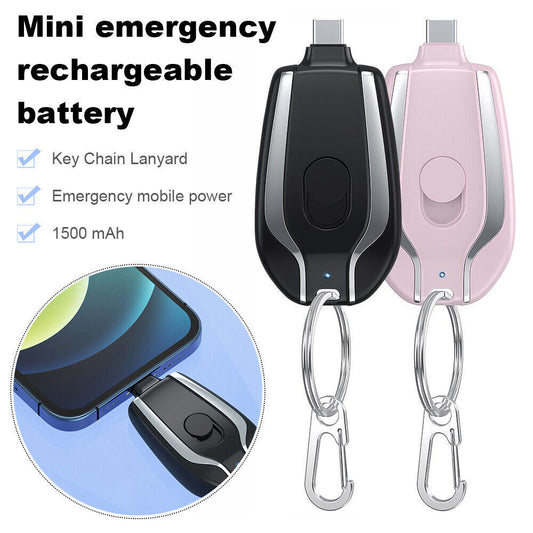 Ultra-Compact Power Keychain with Type-C