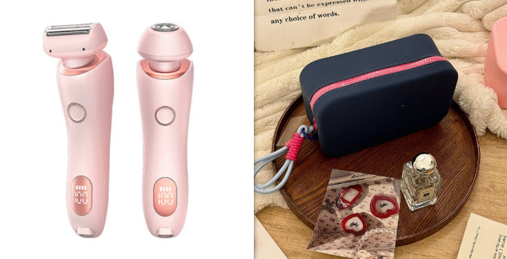 TopTrendyProduct Women 2 In 1 Hair Removal Epilator USB Rechargeable Hair Shaver ZAG Health & Beauty