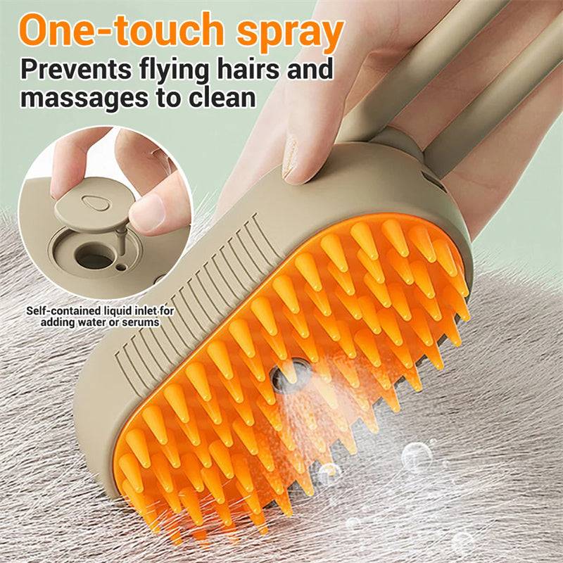 3 In 1 Electric Spray Hair Brushes For Massage Pet Grooming -  - #tag1# 