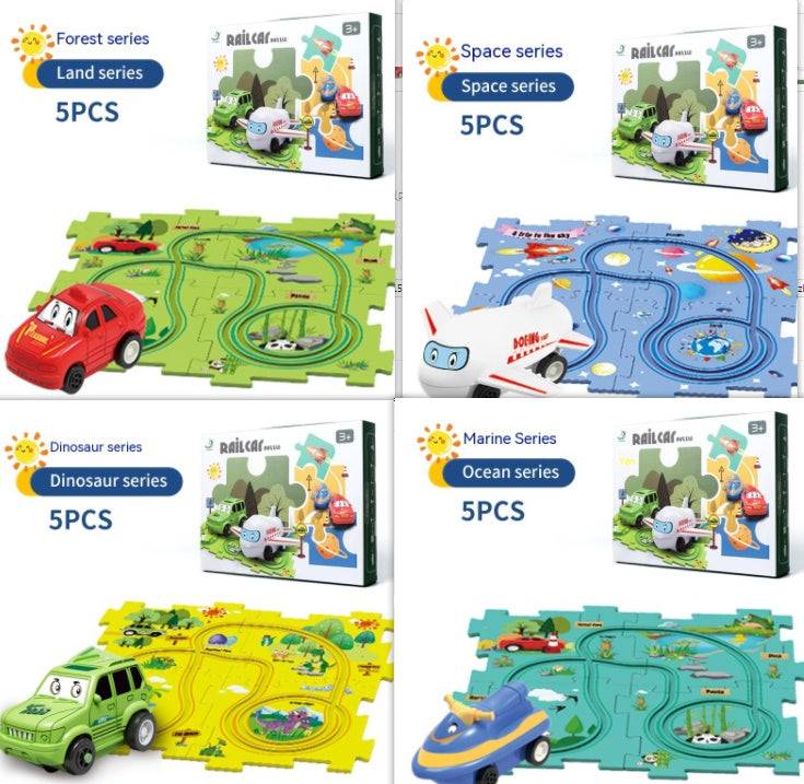 TopTrendyProduct Children Puzzle Electric Railroad Speeder Education Toy Gift TopTrendyProduct toys