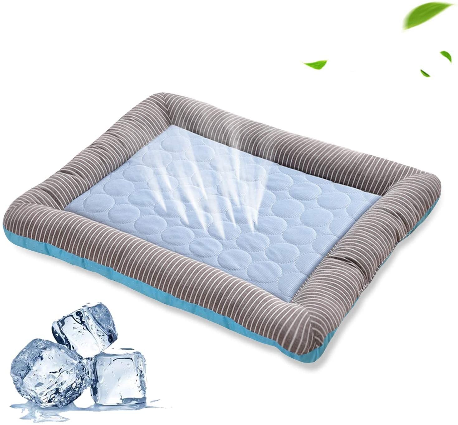 Breathable Cooling Pad Bed For Dogs Cats Ice Silk Soft Material -  - #tag1# 