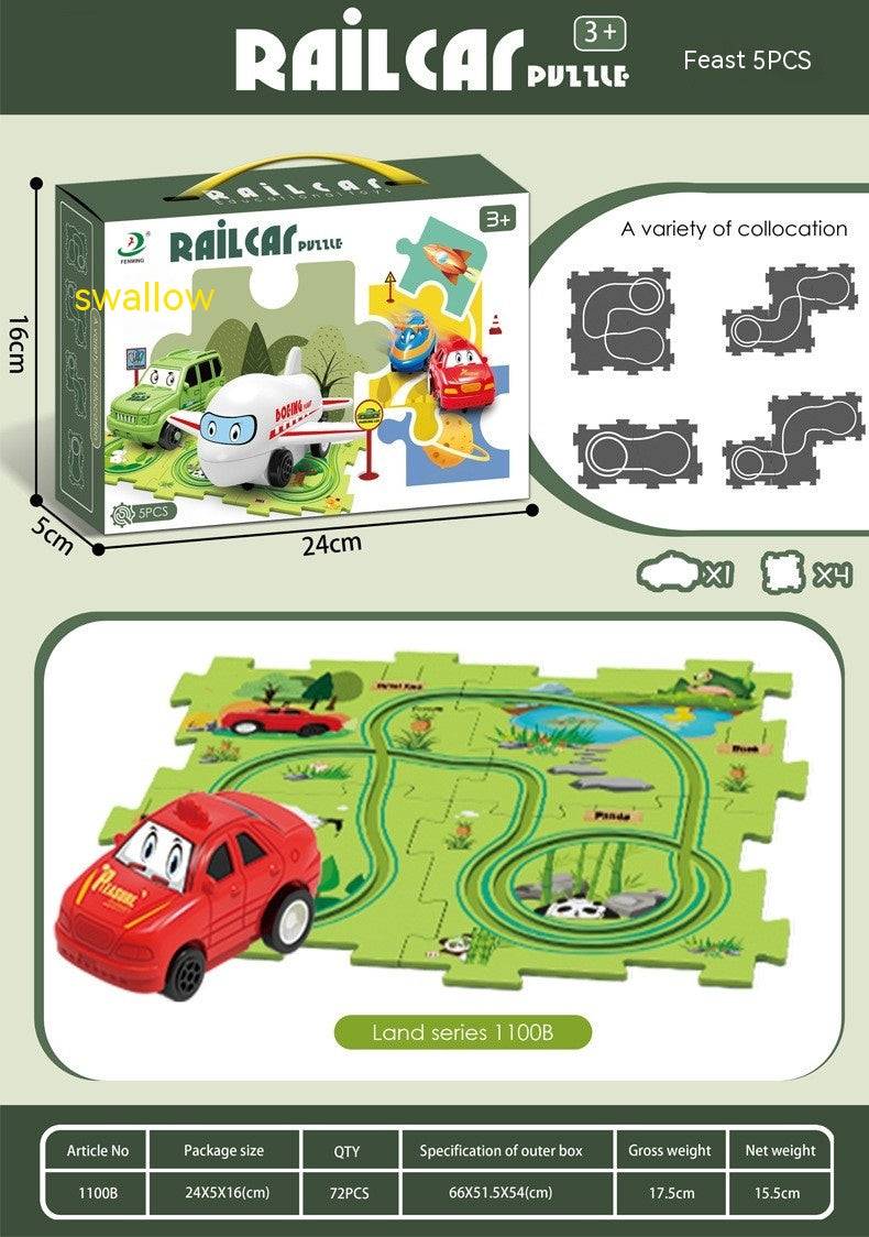 TopTrendyProduct Children Puzzle Electric Railroad Speeder Education Toy Gift TopTrendyProduct toys