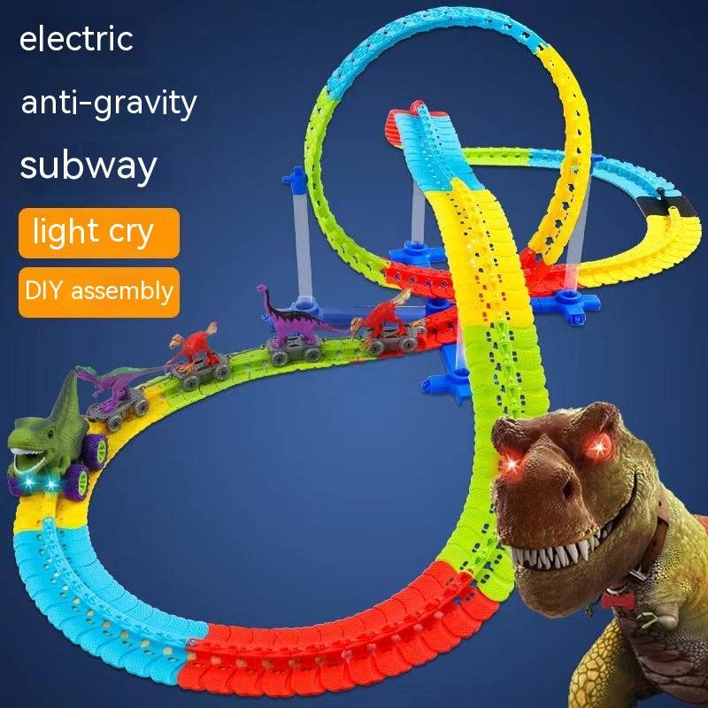 TopTrendyProduct Children's Roller Coaster Dinosaur Track Electric Plastic Toy TopTrendyProduct 