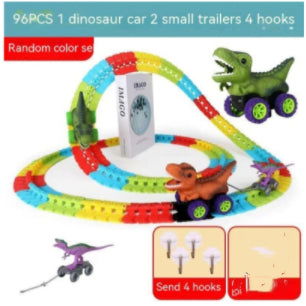 TopTrendyProduct Children's Roller Coaster Dinosaur Track Electric Plastic Toy TopTrendyProduct 