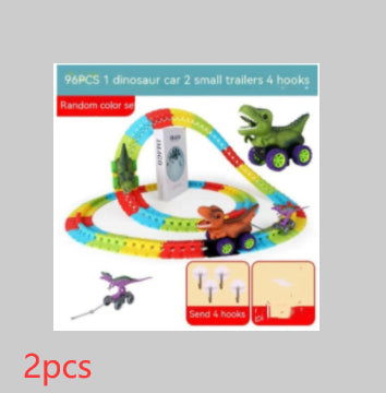 TopTrendyProduct Children's Roller Coaster Dinosaur Track Electric Plastic Toy TopTrendyProduct 