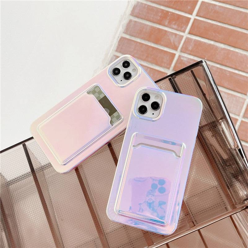 TopTrendyProduct Colorful Laser Card Case Phone Case for Apple TopTrendyProduct Cover Craze Mobile Phone Accessories