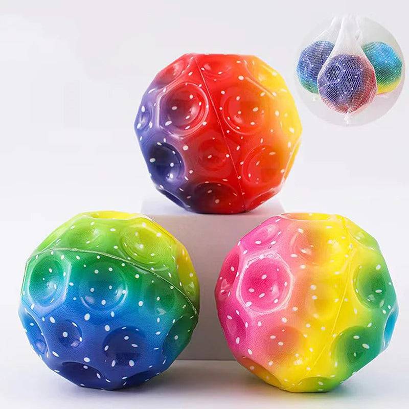 TopTrendyProduct Colourful Soft Bouncy Ball Anti-fall Moon Shape TopTrendyProduct TTP