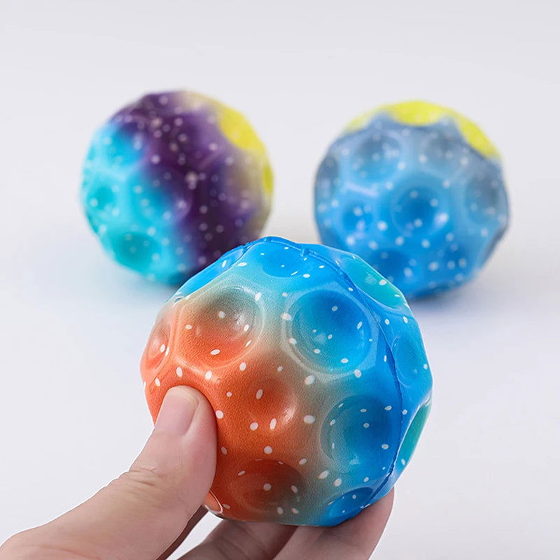 TopTrendyProduct Colourful Soft Bouncy Ball Anti-fall Moon Shape TopTrendyProduct TTP