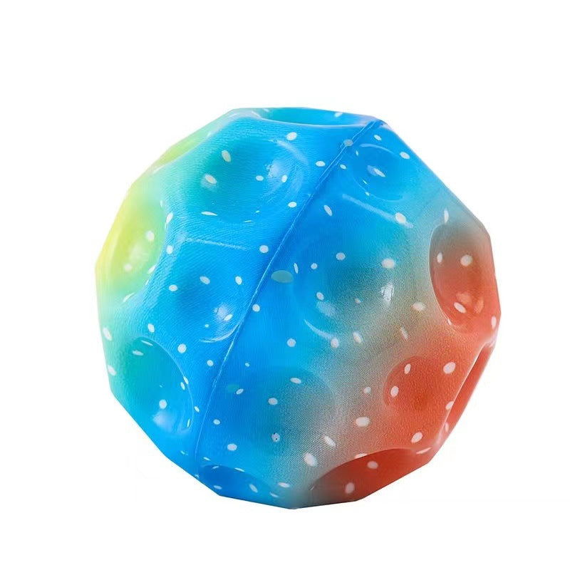 TopTrendyProduct Colourful Soft Bouncy Ball Anti-fall Moon Shape TopTrendyProduct TTP