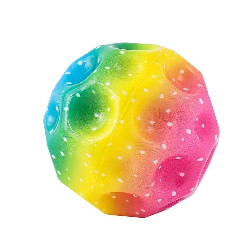 TopTrendyProduct Colourful Soft Bouncy Ball Anti-fall Moon Shape TopTrendyProduct TTP