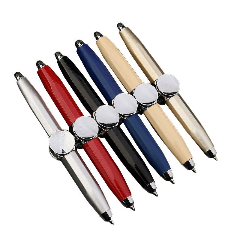 TopTrendyProduct Creative Multi-Function LED Spinning Writing Pen ZAG High-tech