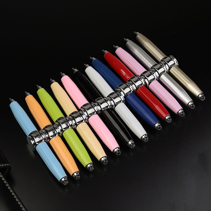 TopTrendyProduct Creative Multi-Function LED Spinning Writing Pen ZAG High-tech