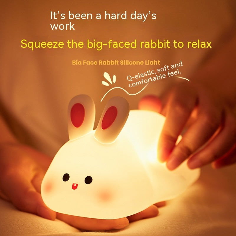 TopTrendyProduct Cute Rabbit Silicone LED Night Light Touch Sensor ZAG home indoor lighting night lights