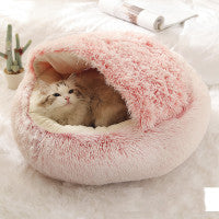 TopTrendyProduct Dog And Cat Round Plush Warm Bed House ZAG Pet Supplies