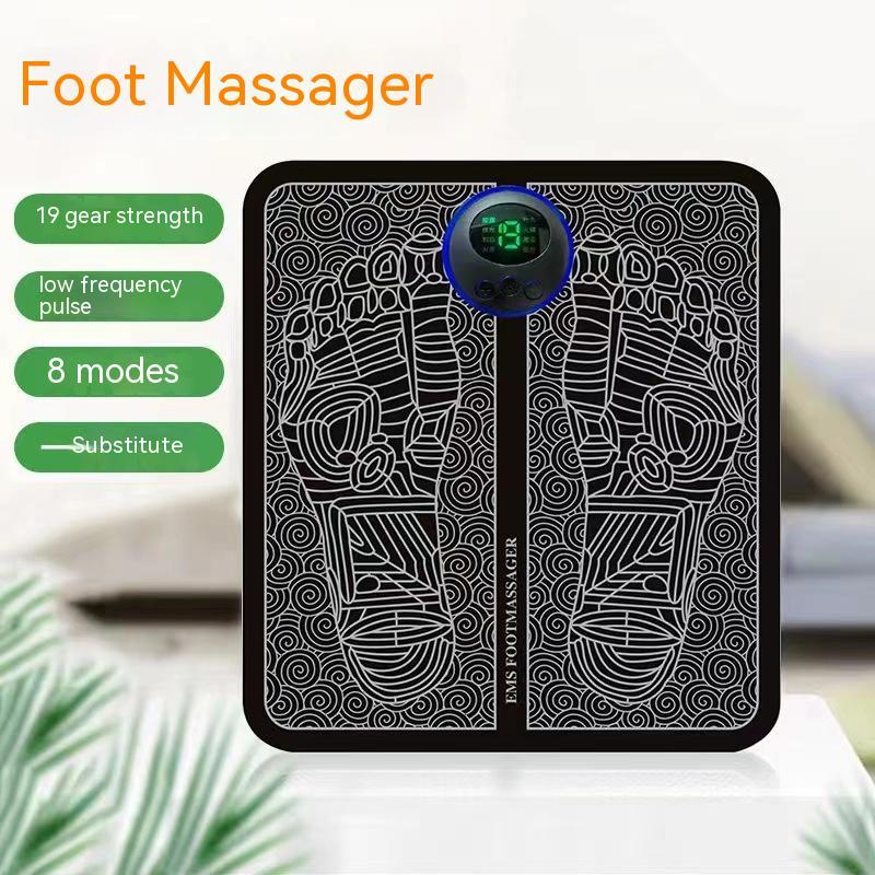 TopTrendyProduct EMS Foot Massager Pad Portable Improve Blood Circulation Relief Pain Relax Feet ZAG FitTrend