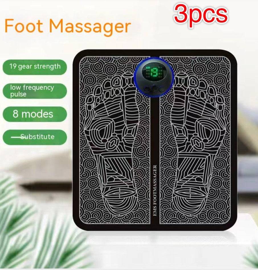 TopTrendyProduct EMS Foot Massager Pad Portable Improve Blood Circulation Relief Pain Relax Feet ZAG FitTrend