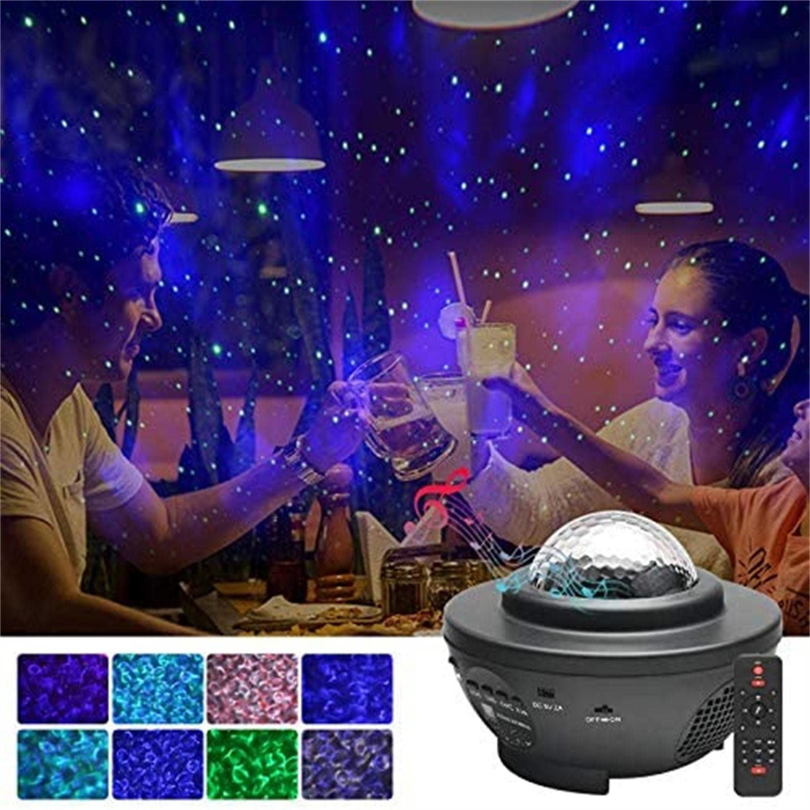 TopTrendyProduct Galaxy Star Night Light Projector With Bluetooth Speaker TopTrendyProduct indoor lighting night lights