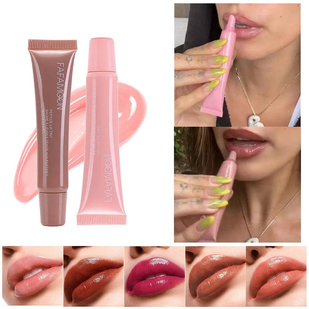 TopTrendyProduct Glossy Lip Glaze Waterproof Liquid Lipstick Doodle Lip Korean Makeup ZAG Health & Beauty