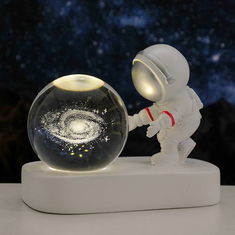 TopTrendyProduct Glowing Planetary Galaxy Astronaut Crystal Ball Night Lights TopTrendyProduct indoor lighting night lights