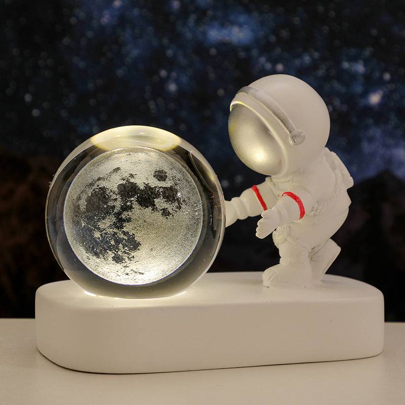 TopTrendyProduct Glowing Planetary Galaxy Astronaut Crystal Ball Night Lights TopTrendyProduct indoor lighting night lights