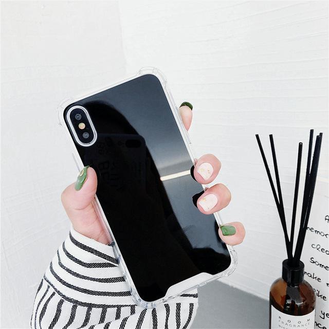 TopTrendyProduct High Quality TPU Soft Protective Mirror Phone Case TopTrendyProduct Cover Craze Mobile Phone Accessories