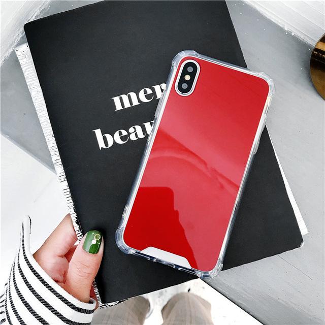 TopTrendyProduct High Quality TPU Soft Protective Mirror Phone Case TopTrendyProduct Cover Craze Mobile Phone Accessories