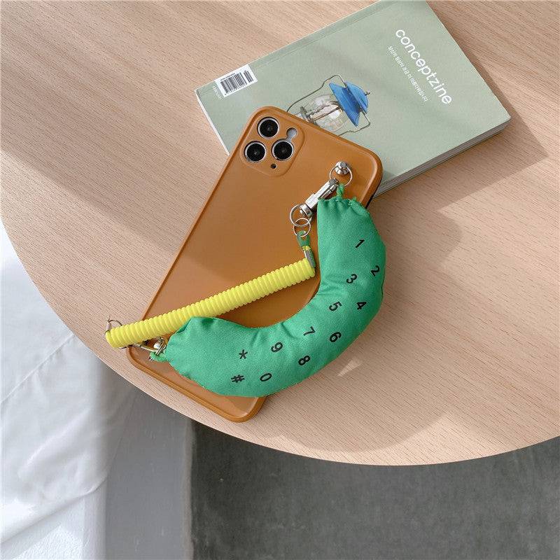 TopTrendyProduct Korean Banana Wristband Phone Case for iPhone TopTrendyProduct Cover Craze Mobile Phone Accessories