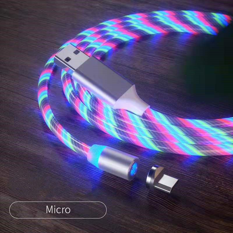 TopTrendyProduct Magnetic Charging Cable with Streamer Lights TopTrendyProduct Mobile Phone Accessories PowerPlay