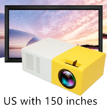 TopTrendyProduct Mini Projector Portable Projector 3D Hd Led TopTrendyProduct High-tech