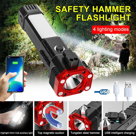 TopTrendyProduct Multifunctional Car Safety Flashlight Hammer ZAG auto