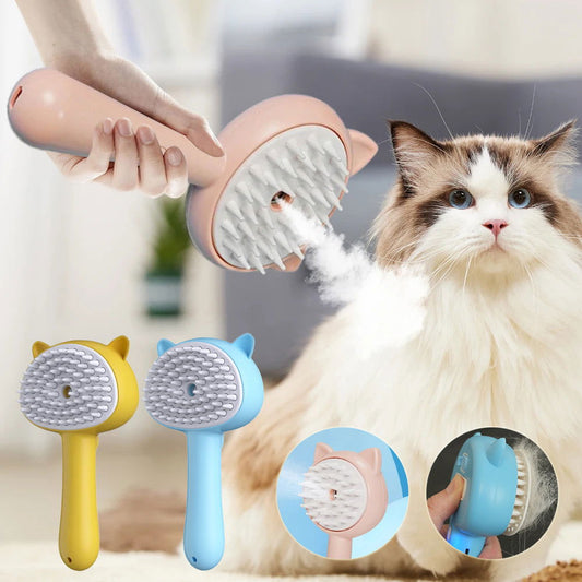 TopTrendyProduct Multifunctional Hair Cleaning Brush With Mist for Pets ZAG Pet Supplies