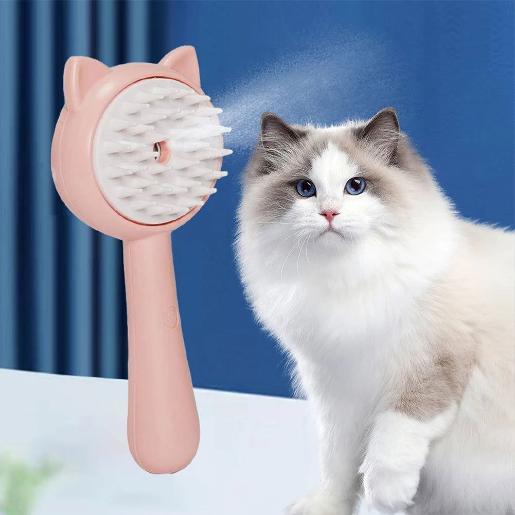 TopTrendyProduct Multifunctional Hair Cleaning Brush With Mist for Pets ZAG Pet Supplies