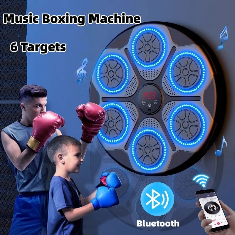 TopTrendyProduct Music Boxing Machine With RGB Light Speed Adjustable For Indoor Fitness ZAG FitTrend