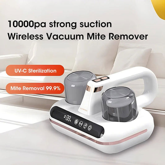 TopTrendyProduct New Cordless Mattress Vacuum Mite Remover Cleaner Powerful Suction ZAG home