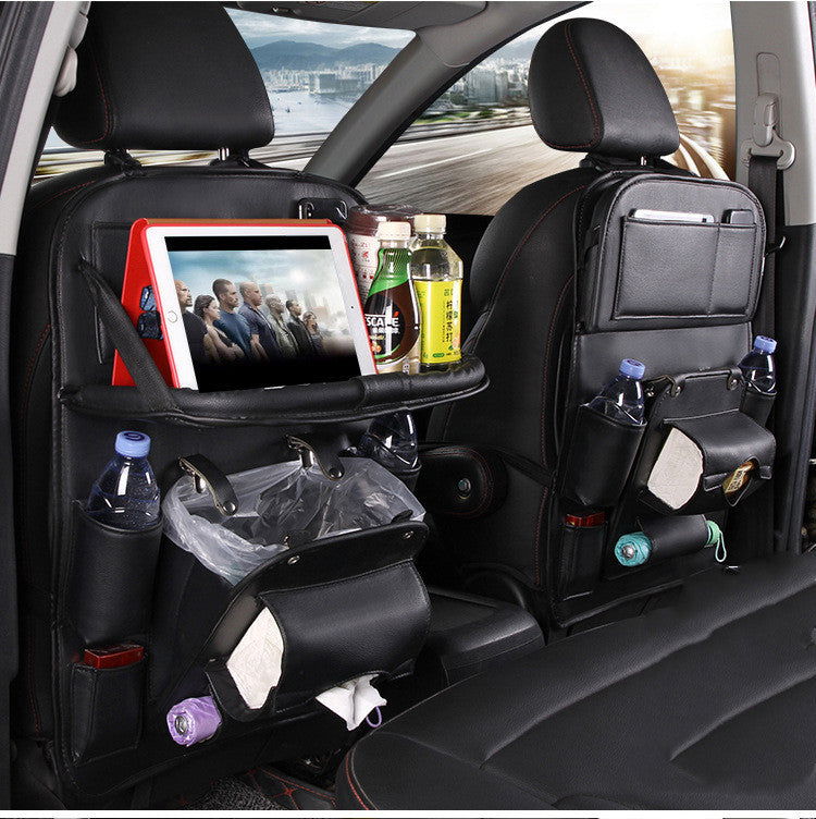 PU Leather Multifunction Back Seat Car Interior Organizer - TopTrendyProduct -  - #tag1# - #tag2#