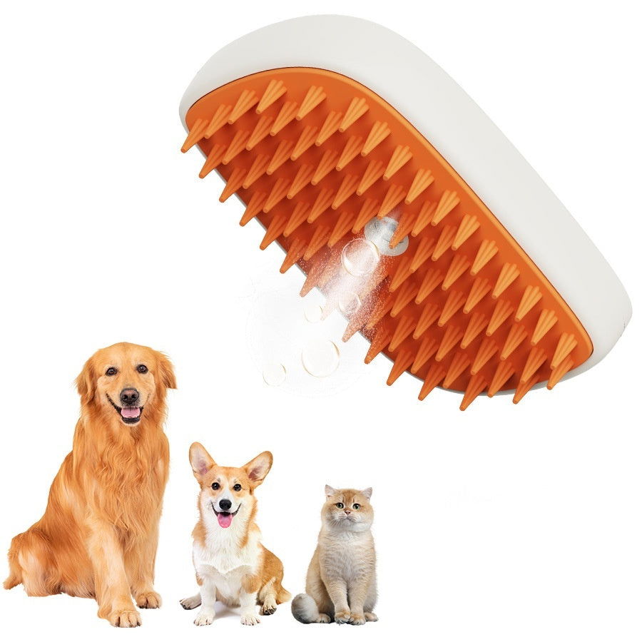 TopTrendyProduct Pets Steam Brush Spray Massage Comb Grooming Tools ZAG Pet Supplies